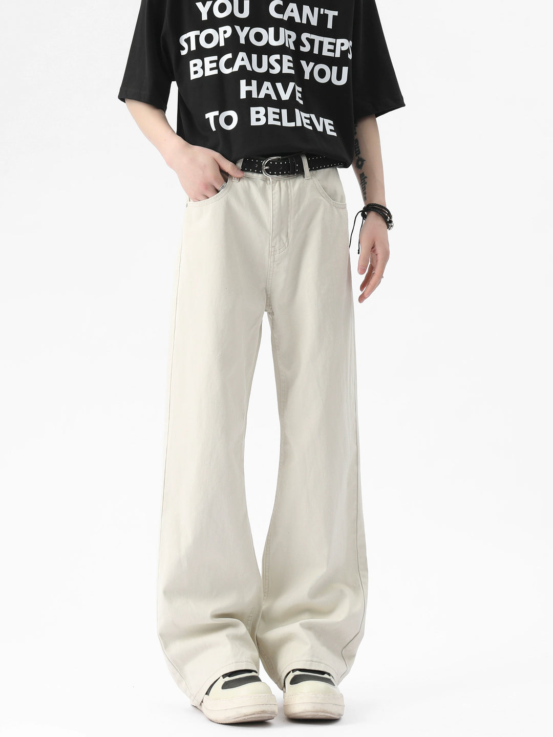 Straight Fit Casual Pants