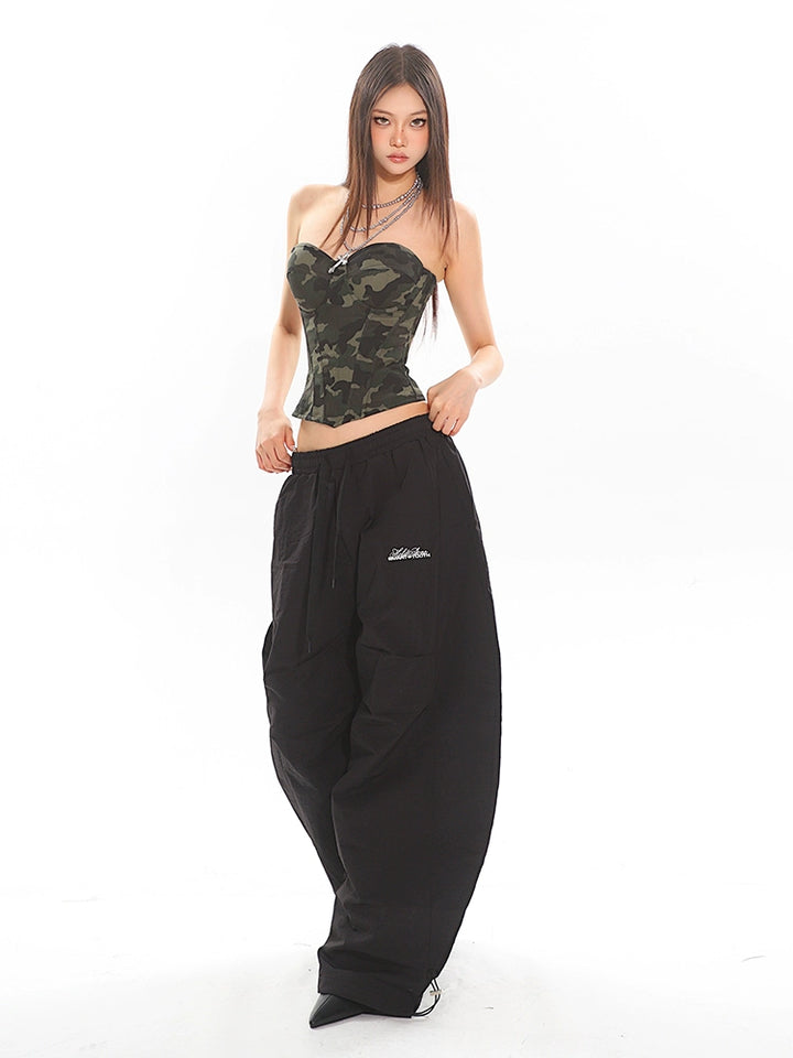 Haut bandeau tube en poisson camouflage 