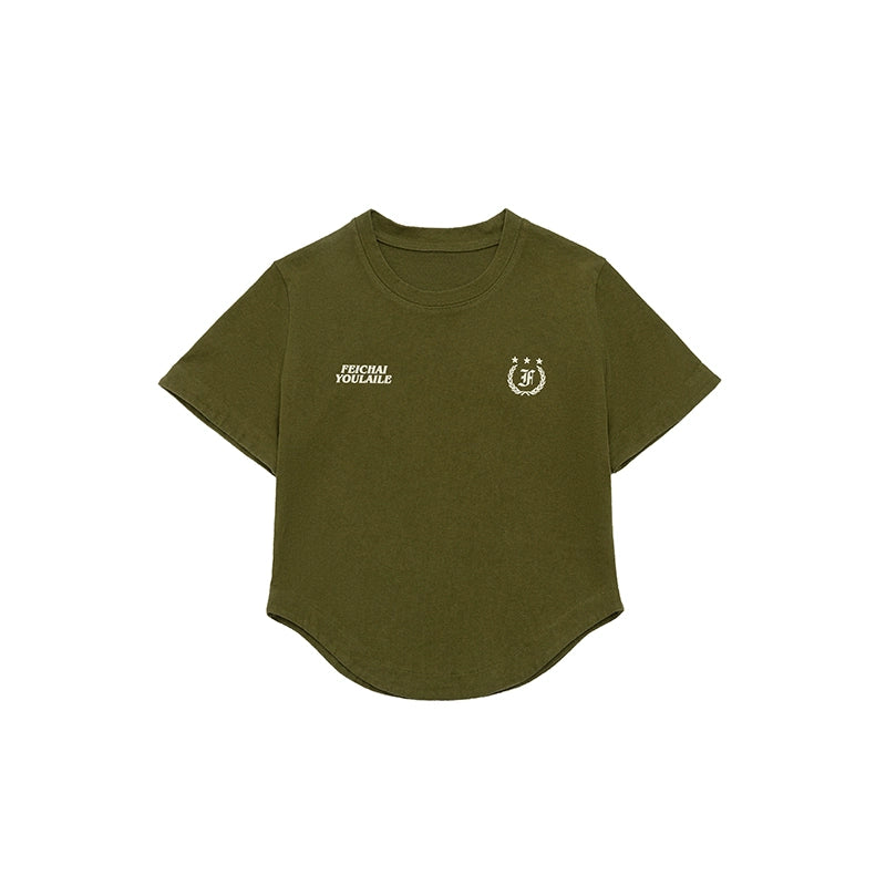 Slim Fit Distressed Short Sleeve T-shirt