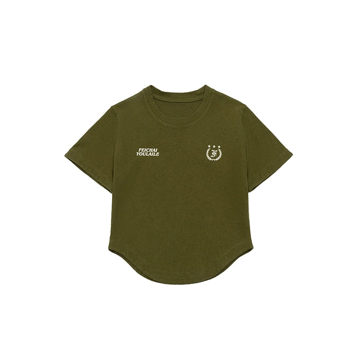 Slim Fit Distressed Short Sleeve T-shirt