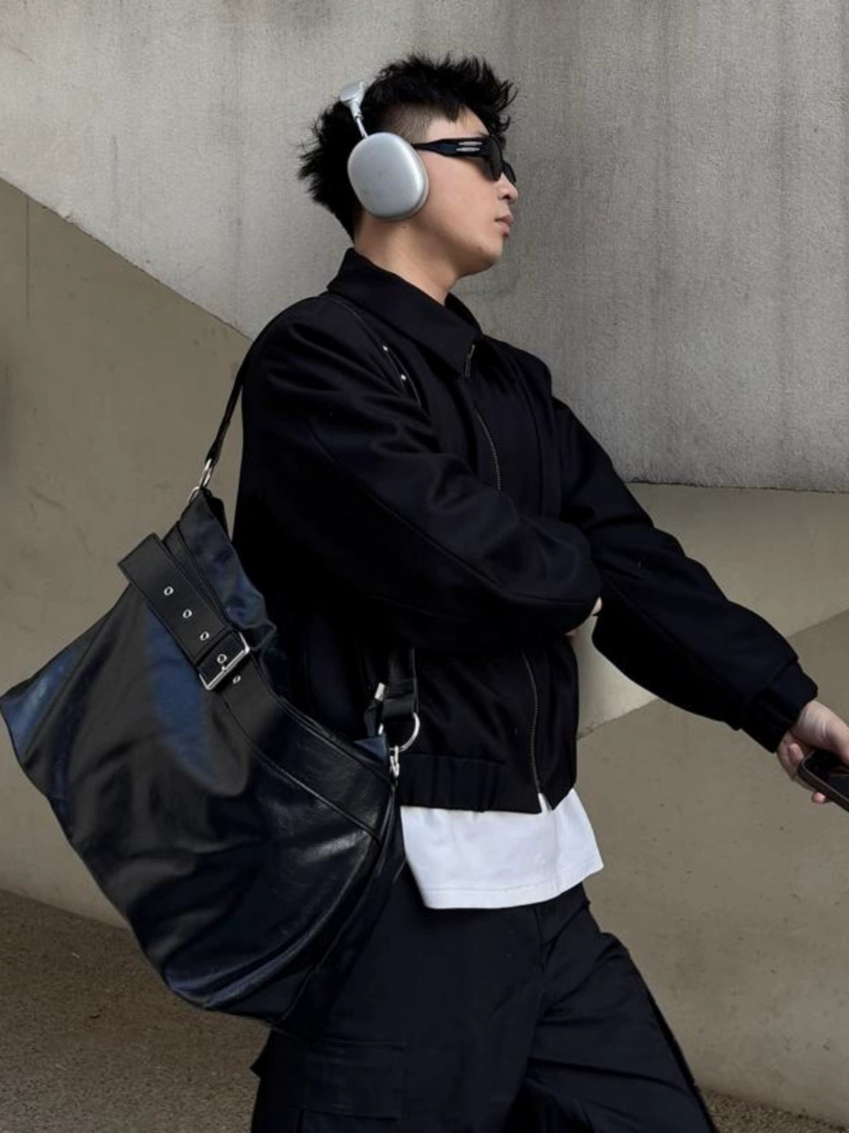 Soft Leather Large-Capacity Tote Bag