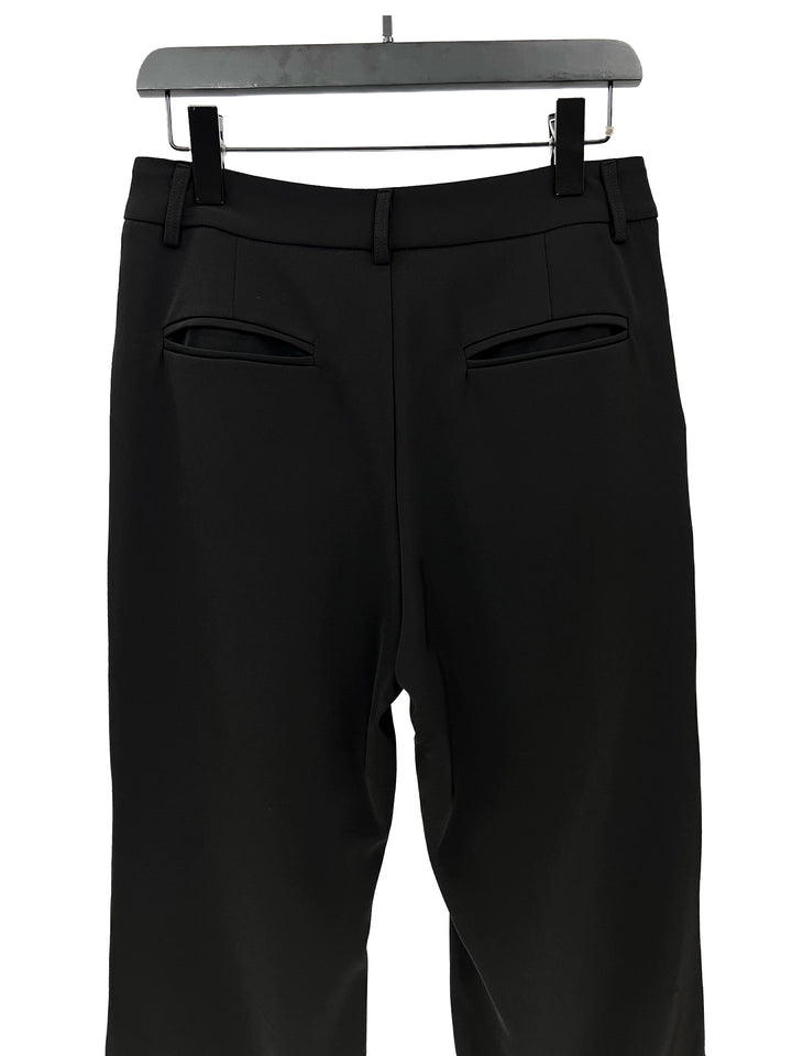 Rivet Line Flared Casual Pants