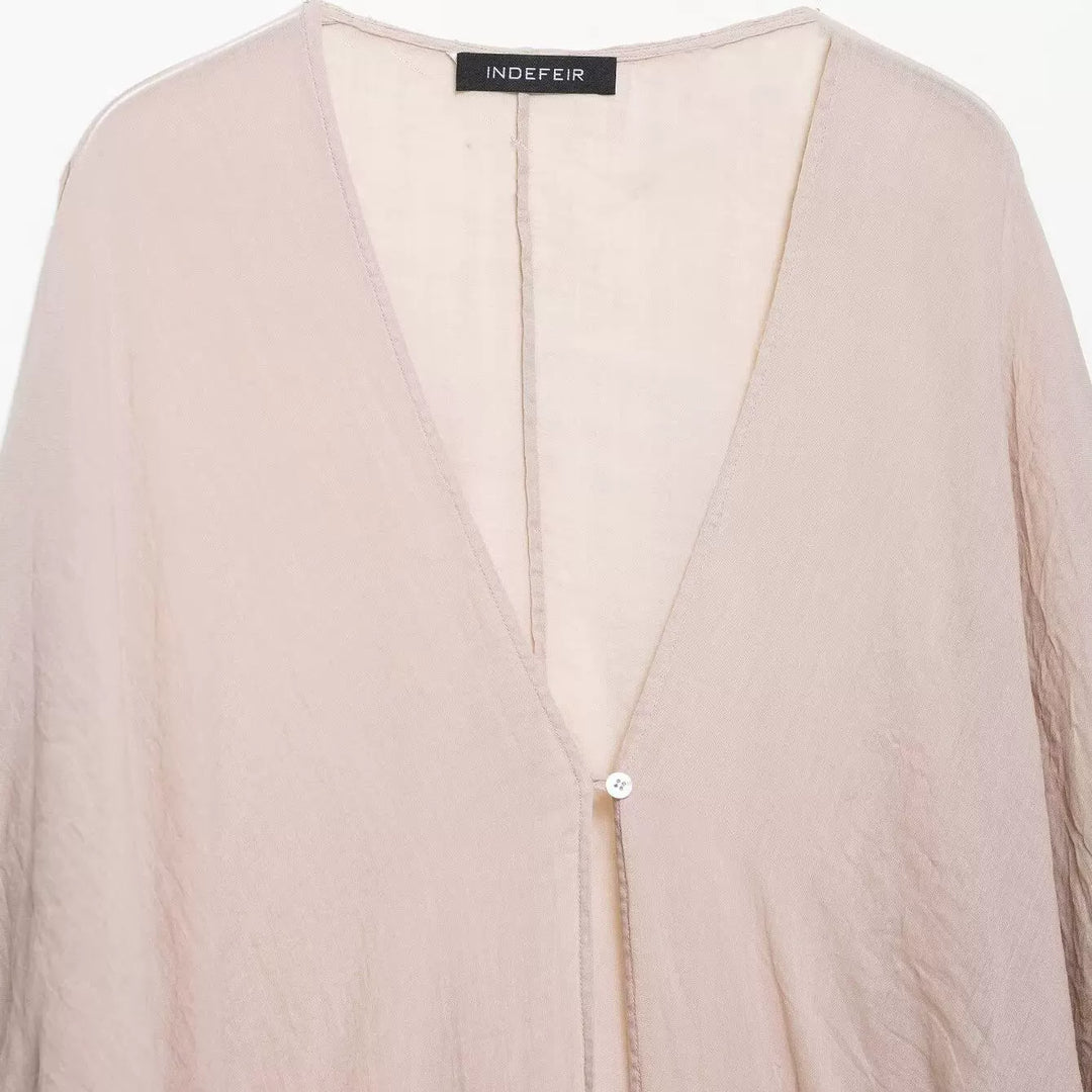 Volný batwing dlouhý top košile 