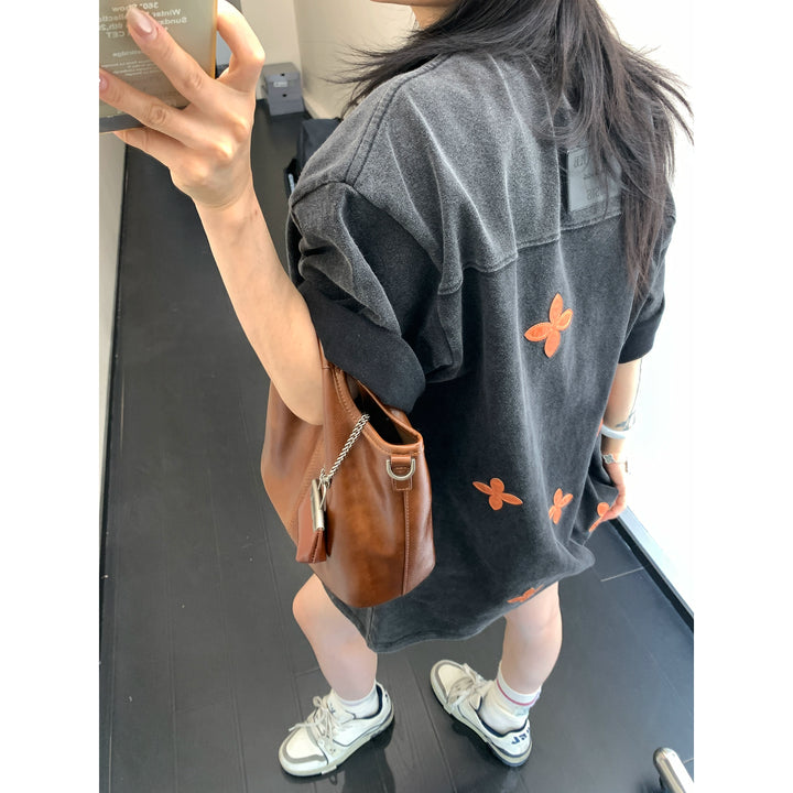 Embroidery Short Sleeve T-shirt