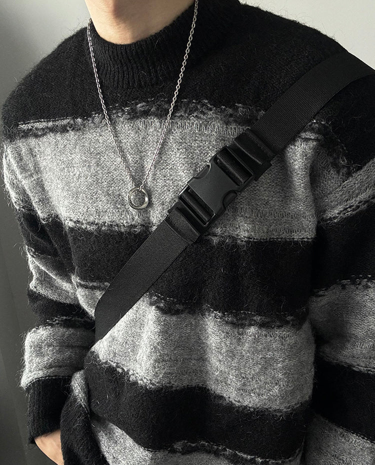 Mobius Ring Titanium Steel Pendant Necklace