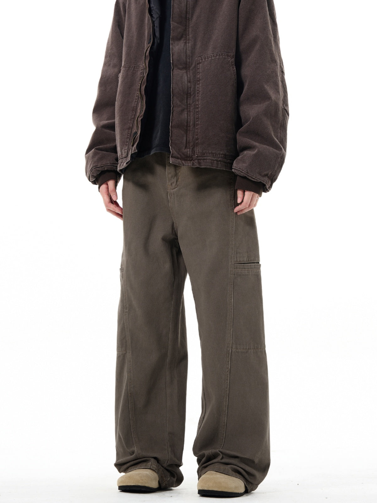 Vintage Loose Fit Deconstructed Jeans