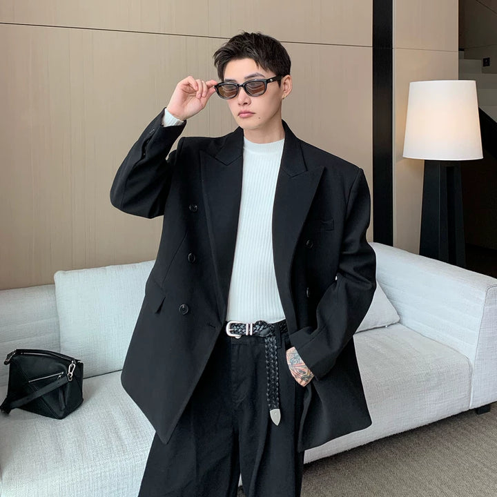 Dubbelzijdige minimalistische blazer 