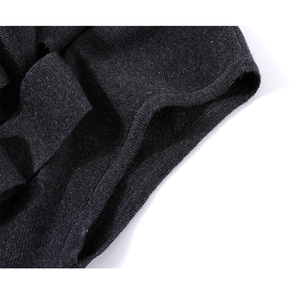 Strick ärmelloses Slim Fit Kurzoberteil 