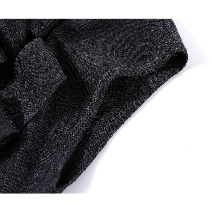 Strick ärmelloses Slim Fit Kurzoberteil 
