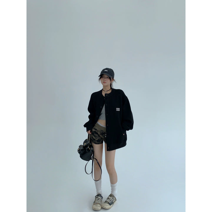 Loose Round Neck Jacket