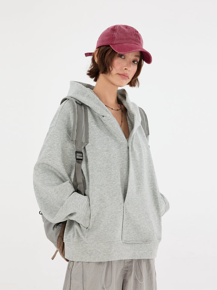 Retro buet cardigan hettegenser 
