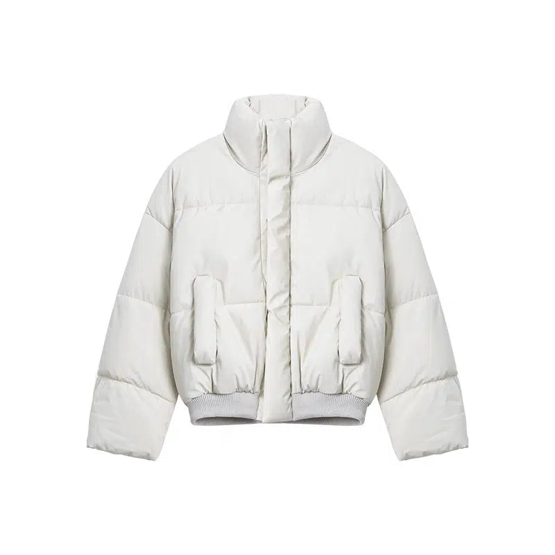 Stand Collar Insulated Cotton Jacket