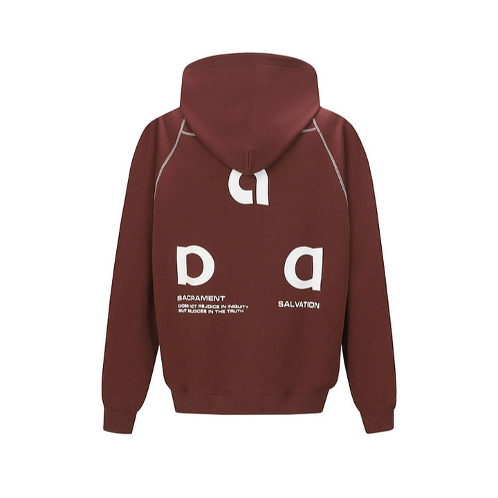 Graphic Print Hooded Sweatshirt