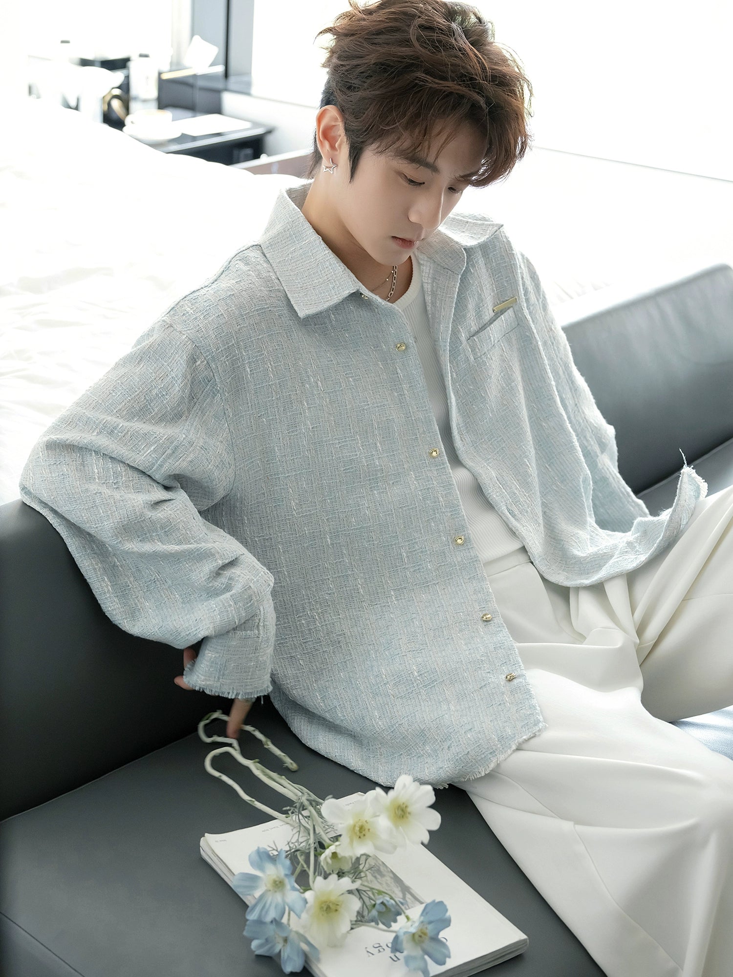 Loose-fit Long-Sleeve Shirt