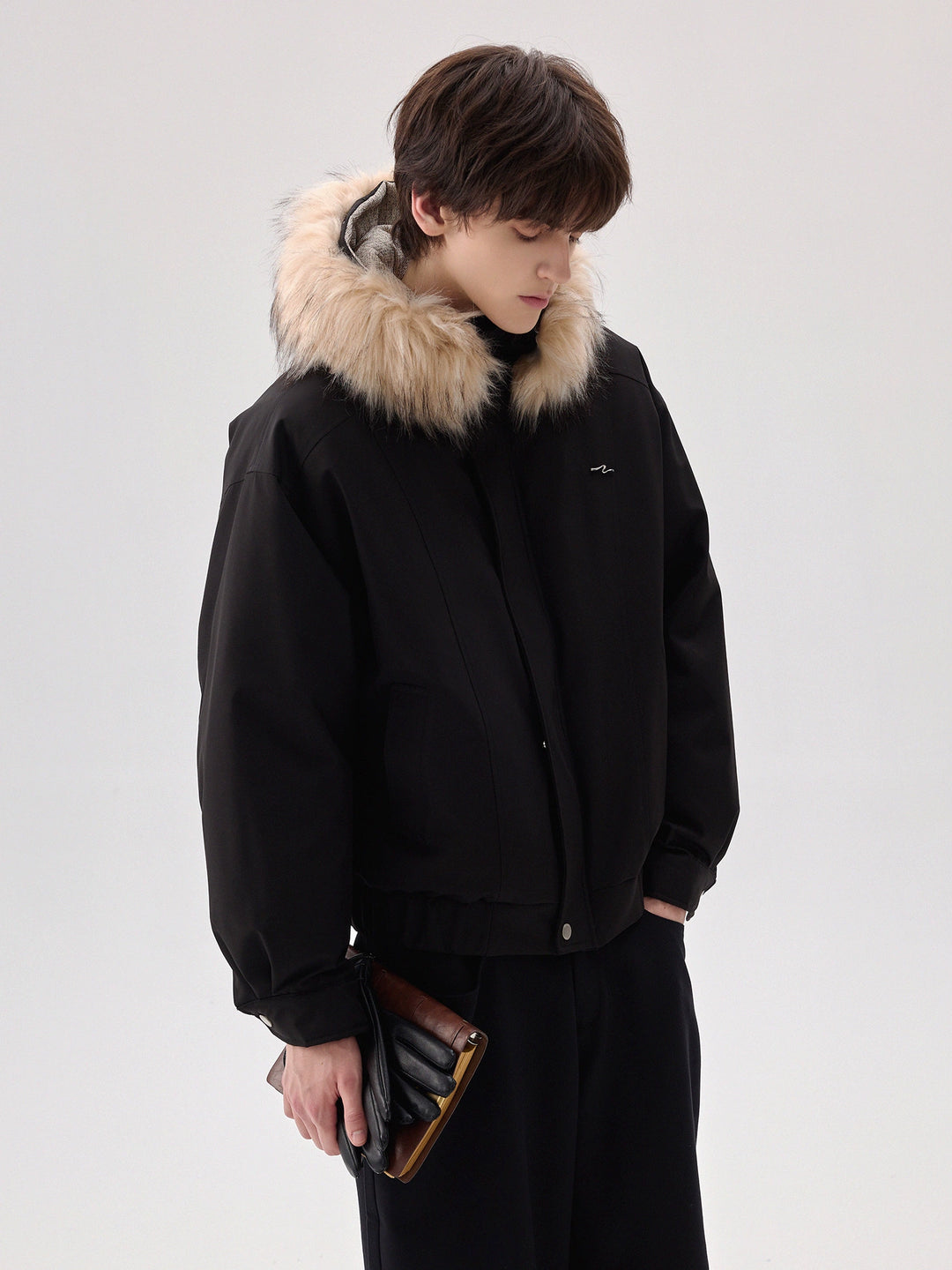 Detachable Fur Collar Down Jacket