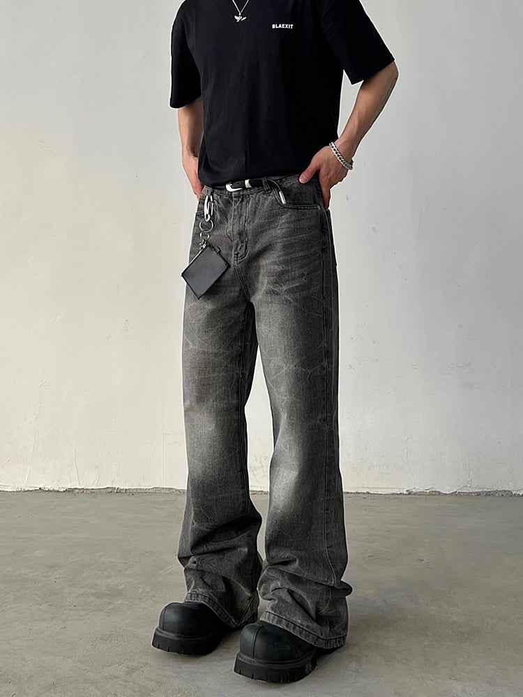 Relaxed Fit Straight-Leg Jeans