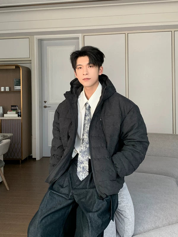 Hooded Puffer Down Jacket