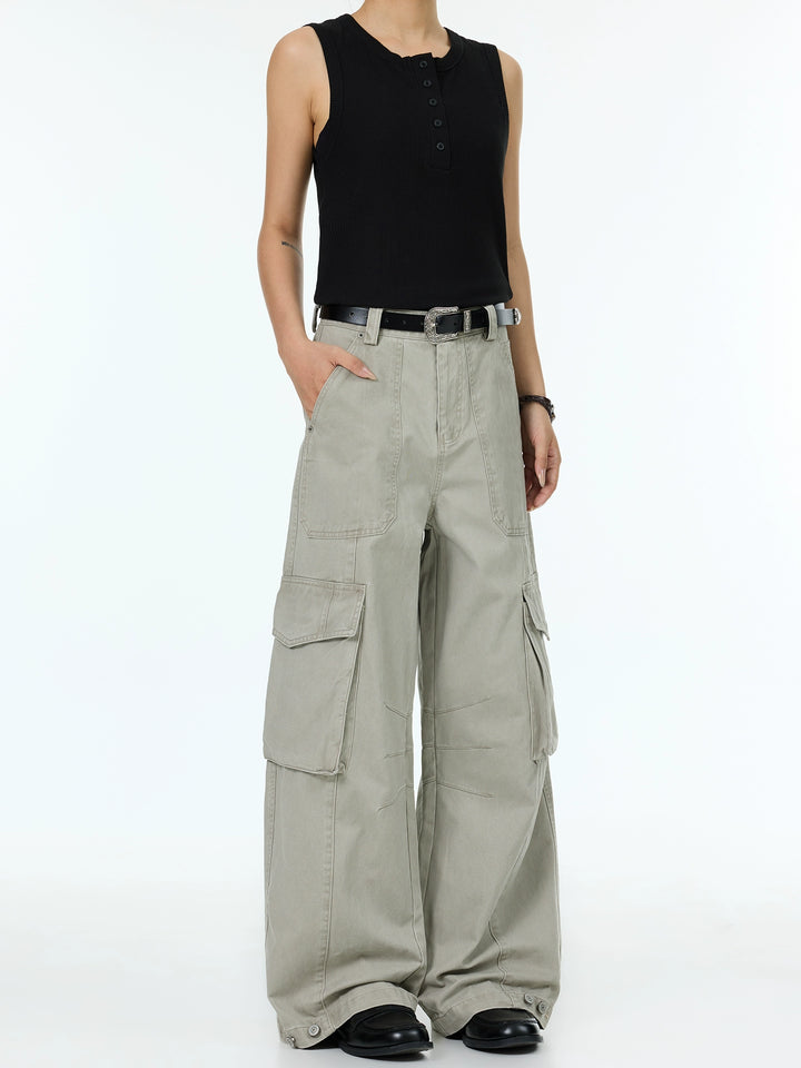 Multi-pocket Loose Cargo Pants
