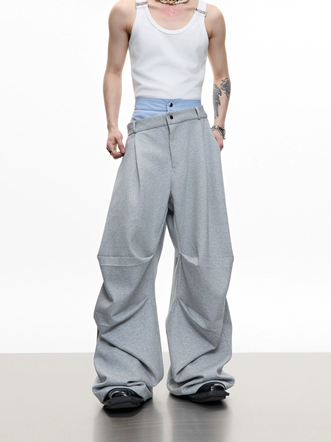 Hoodie mit kurzen Ärmeln und Hose Set 