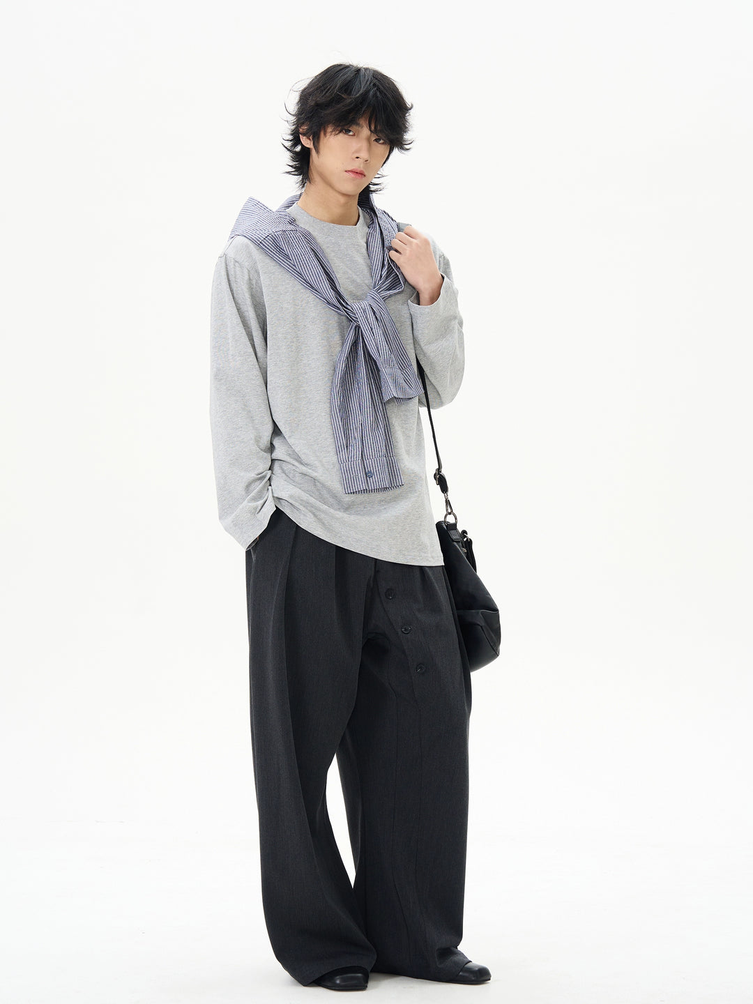 Loose Fit Suit Pants