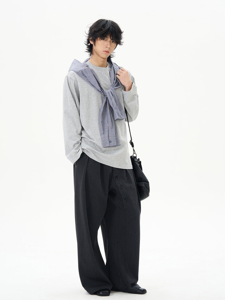 Loose Fit Suit Pants