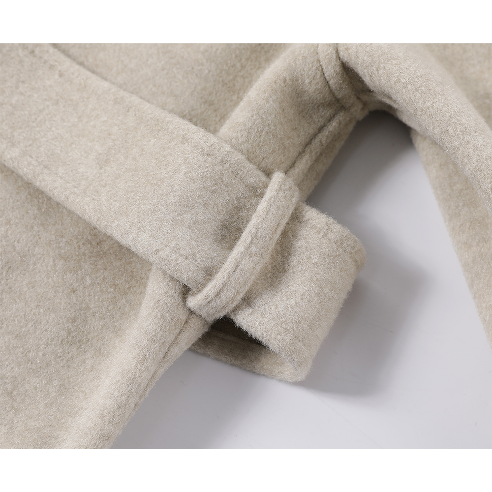 Stand Collar Double-Sided Wool Coat
