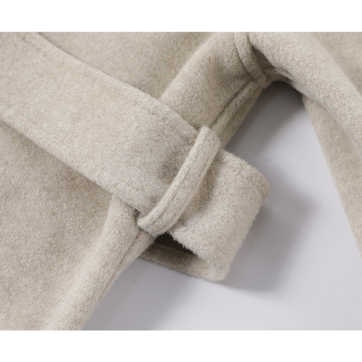 Stand Collar Double-Sided Wool Coat