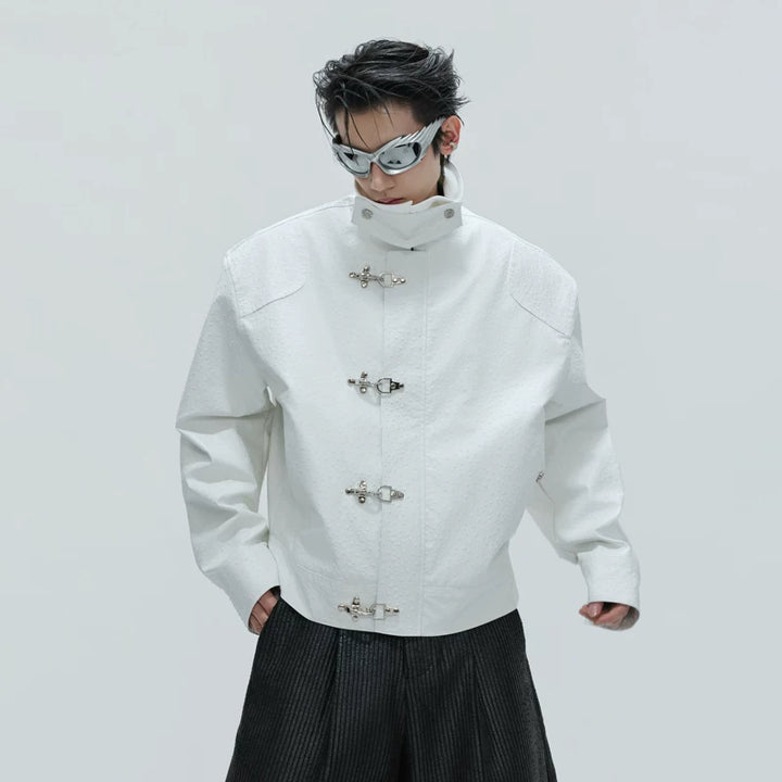 Fur Lining Ostrich Leather Jacket