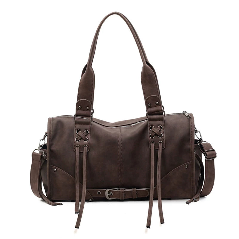 Harajuku PU Motorfiets Schouder Crossbody Tas 