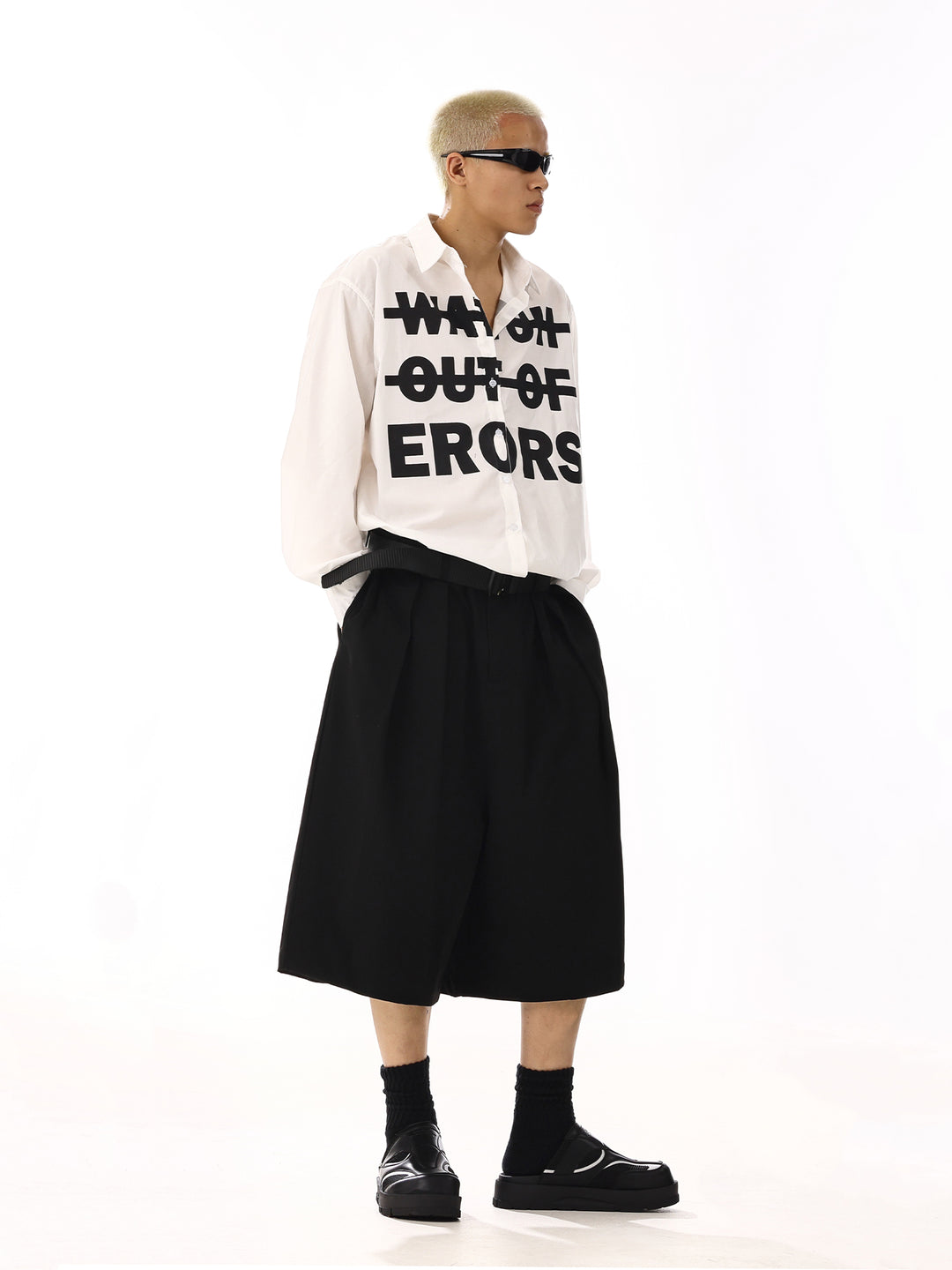Loose Casual Cropped Pants