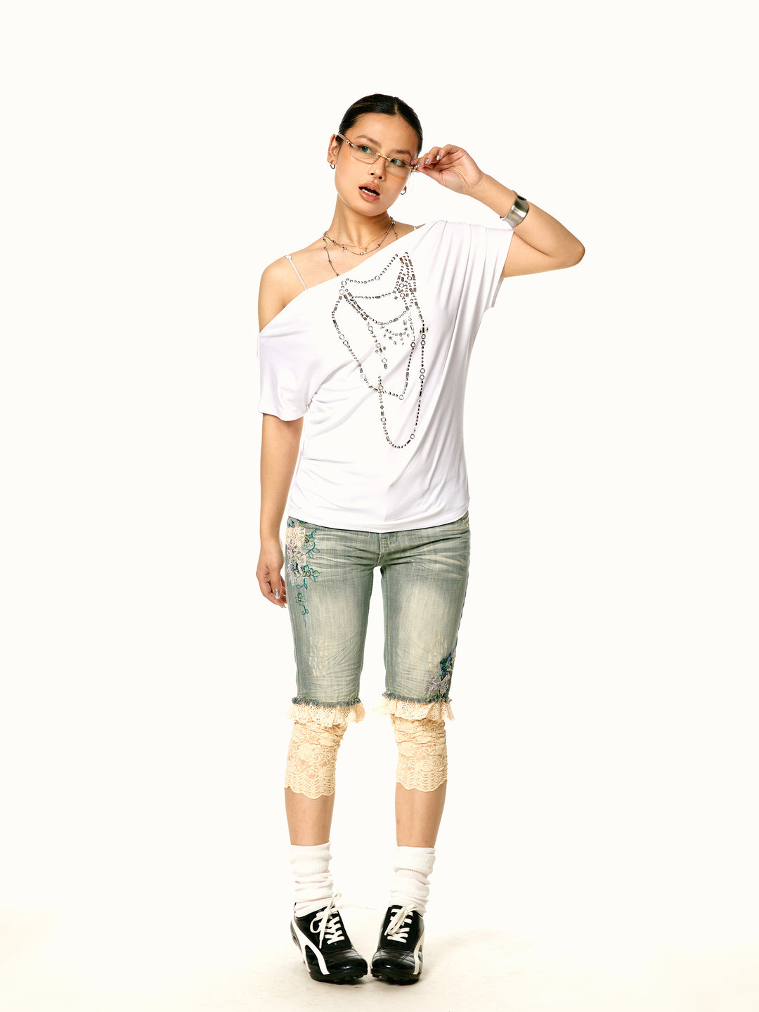 Off-Shoulder Short Sleeve Top