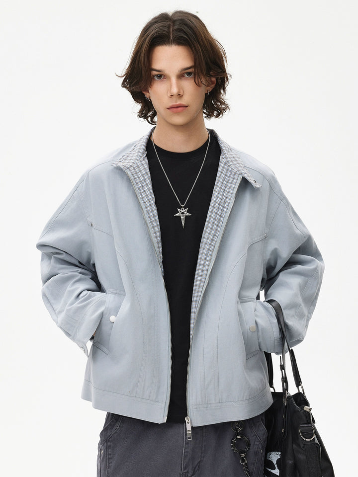 Veste Harrington à col montant et fermeture éclair 