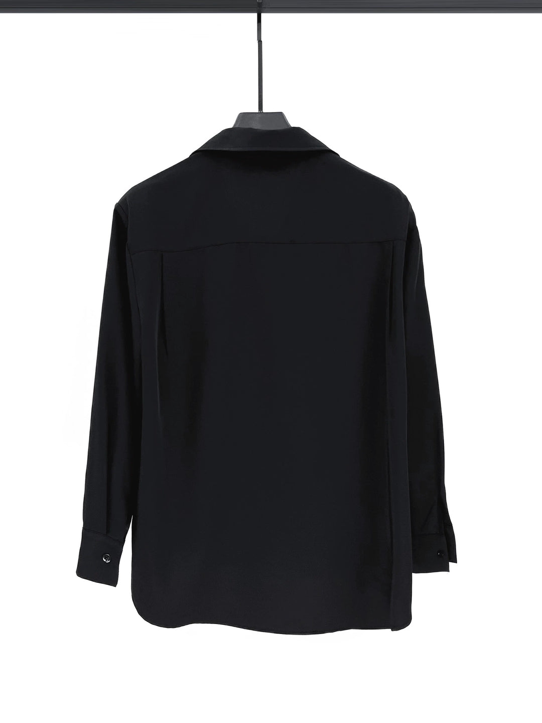 Camisa Casual de Manga Larga con Cuello en V 