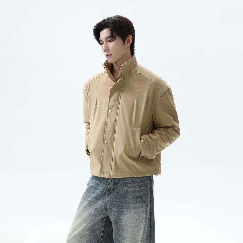 Stand Collar Insulated Flight Jacket