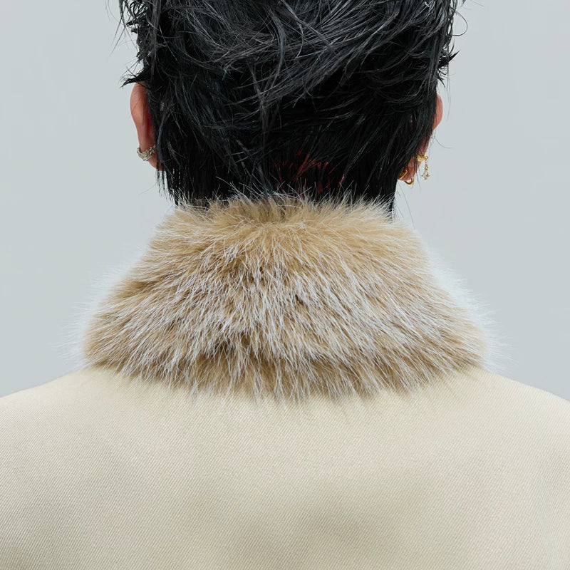 Stand Collar Jacket and Wide Leg Pants (sold separately)