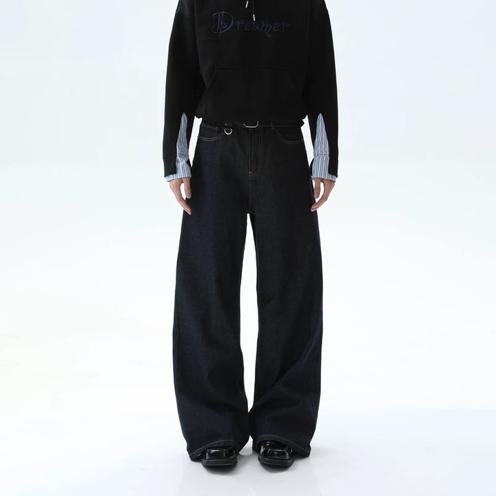 Vintage Loose Fit Raw Denim Pants