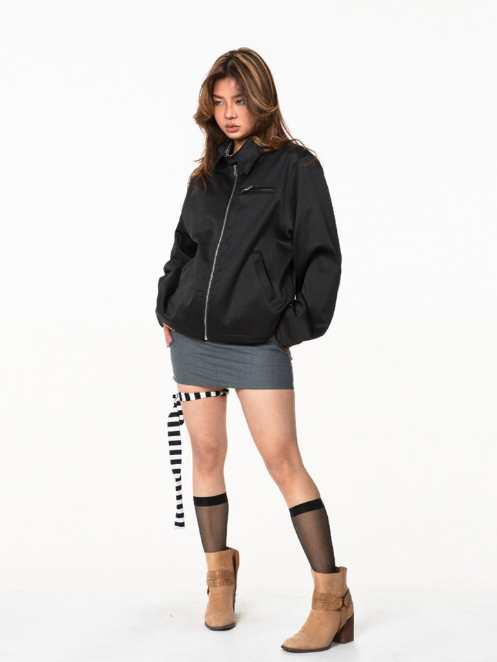 Retro Short Lapel Jacket Spring Coat