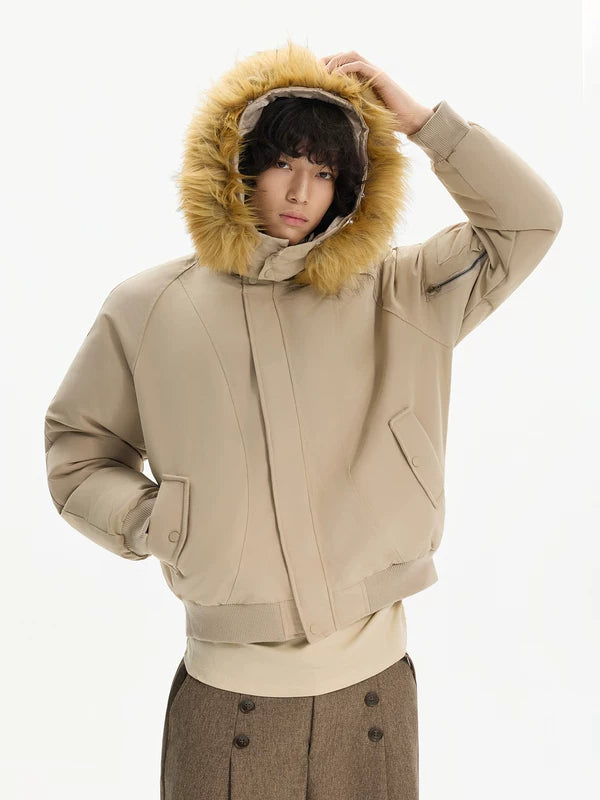Fur Hood Winter Parka Jacket