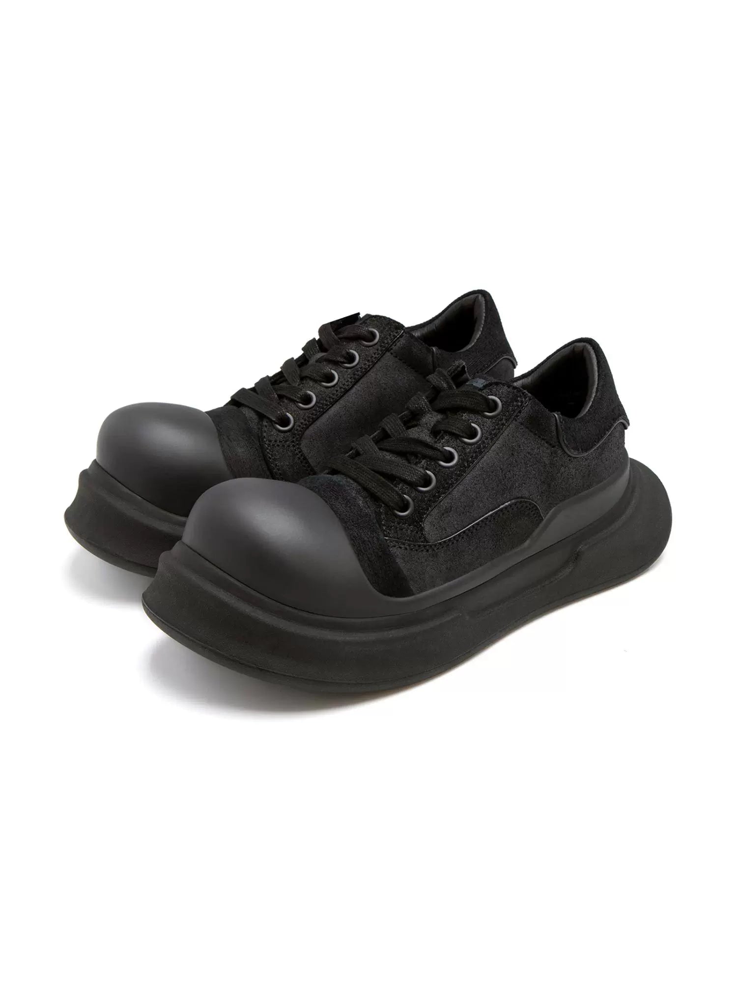Leather Platform Casual Sneakers