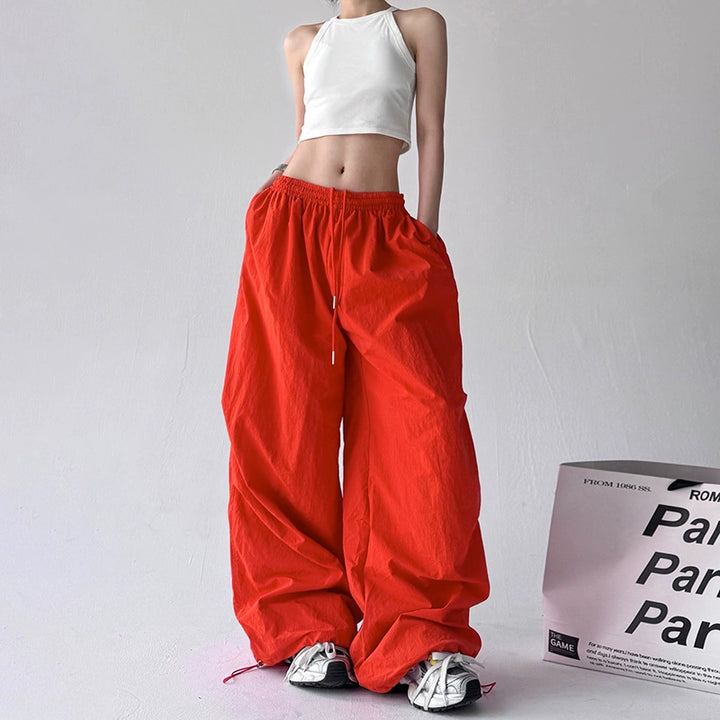 Pleated Casual Wide-Leg Loose Pants