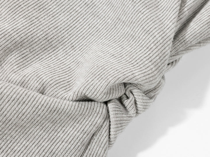 Breien Twee-delige Hoodie en Wijde Pantalon Set 