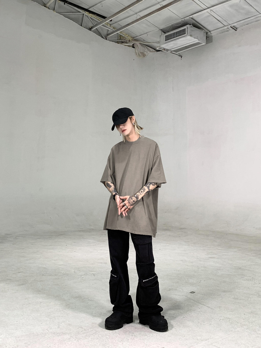 Oversized Cotton Short Sleeve Casual T-shirt