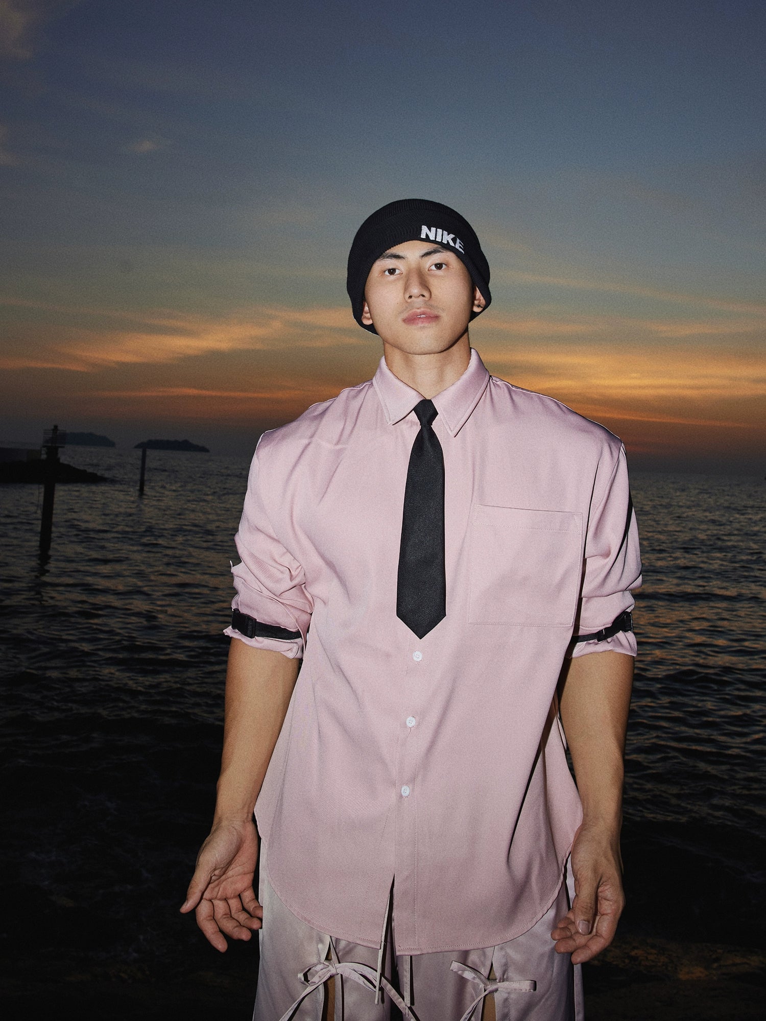 Detachable Strap Casual Shirt