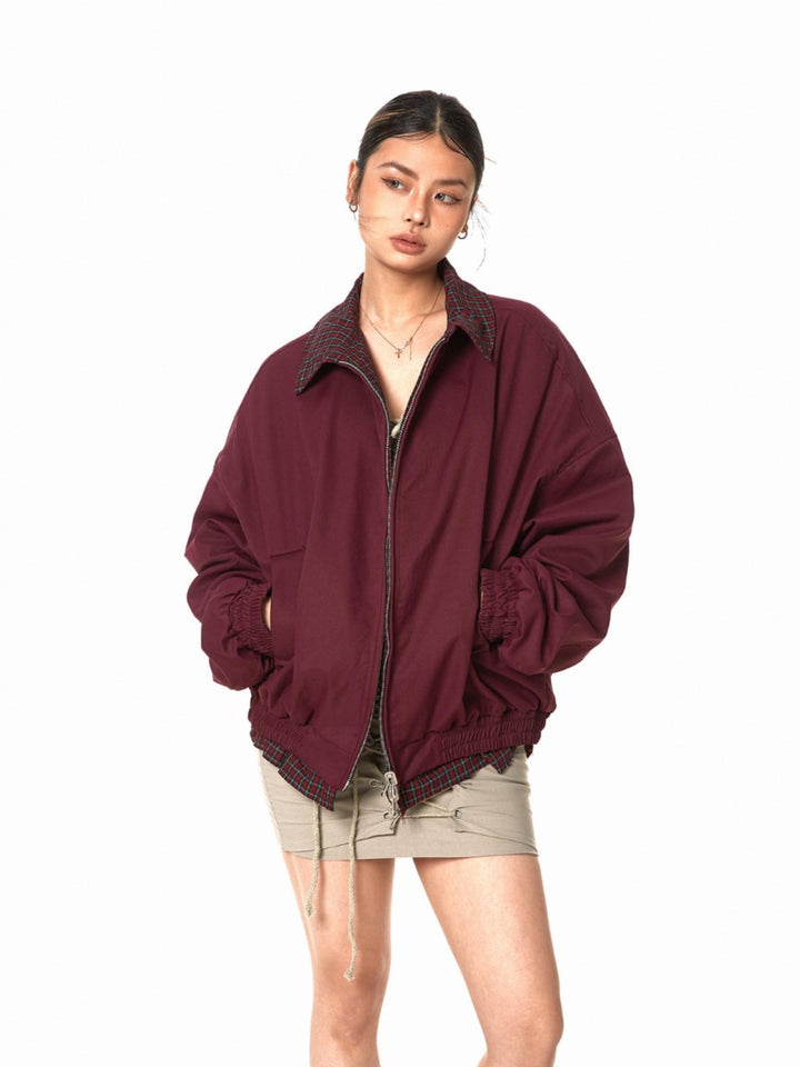 Reversible Plaid Jacket