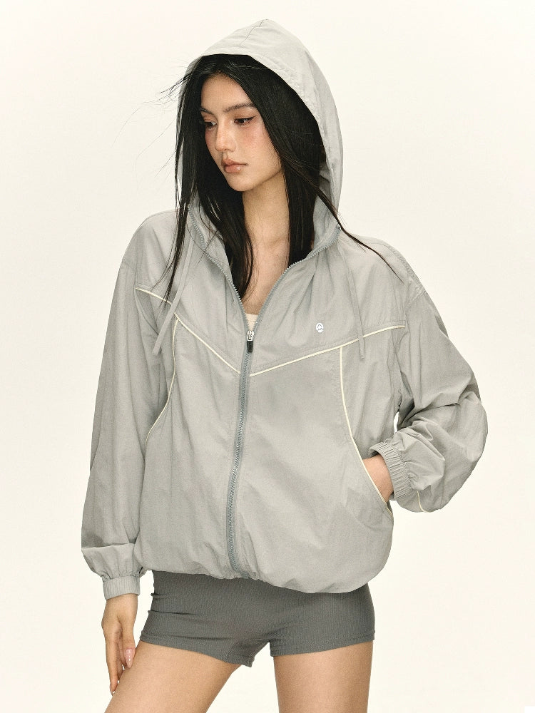 Lightweight UV Protection Hooded Jacket