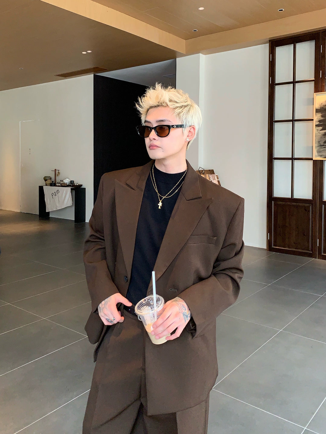 Double-Breasted Jacket and Pants