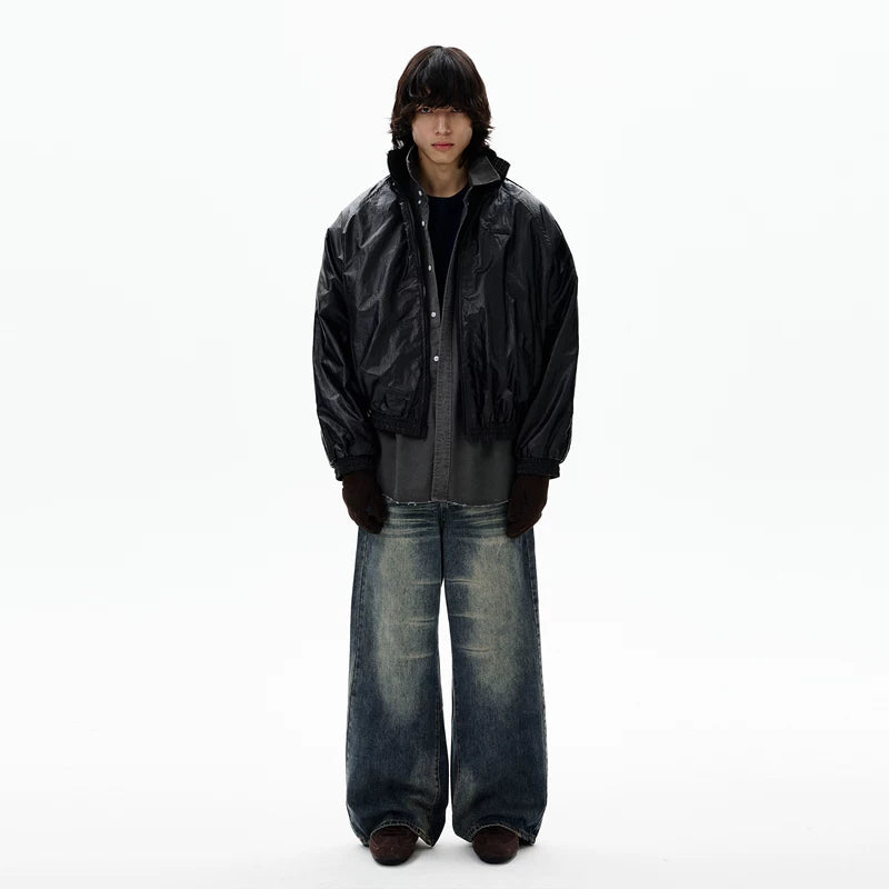 Reversible Plaid Embroidered Cotton Jacket