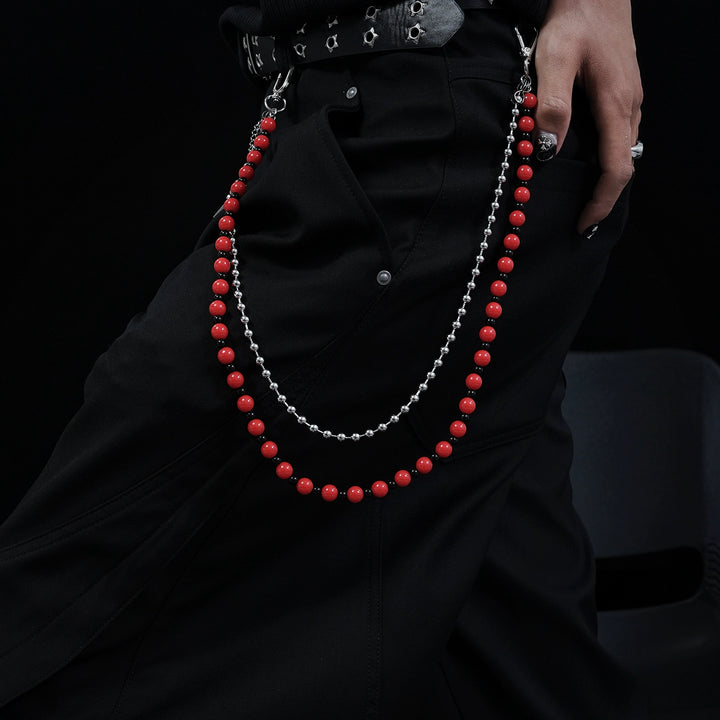 Glass Bead Chain Belt Accessory
