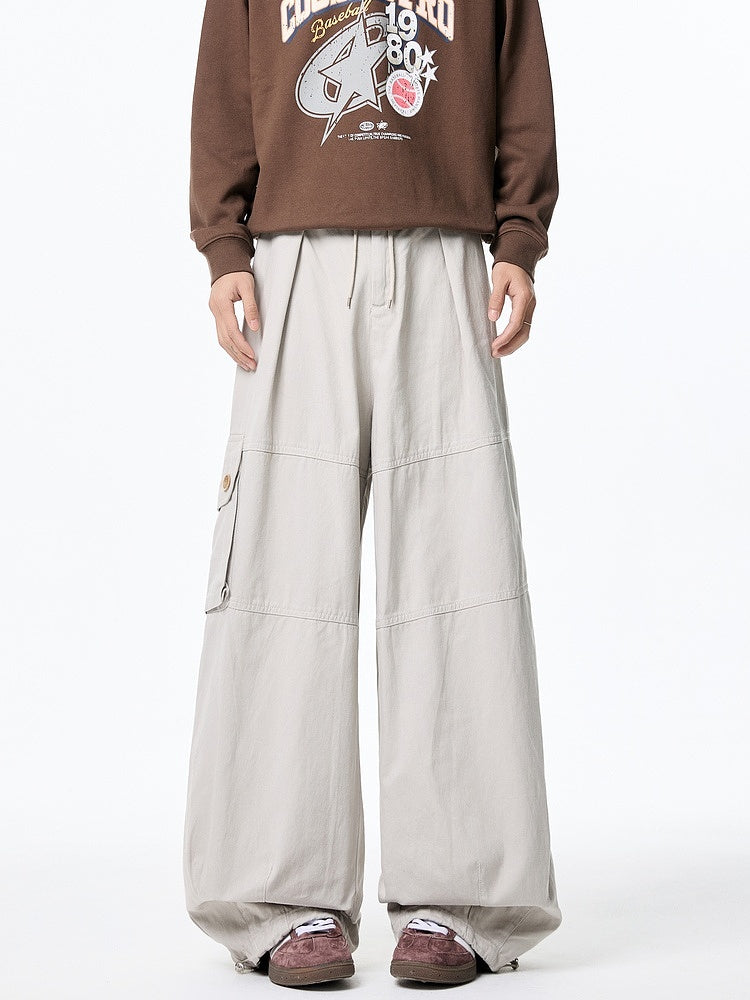 Wide-Leg Outdoor Multi-Pocket Pants