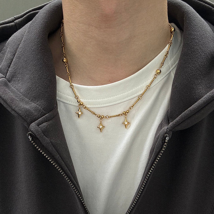 Falling Star Titanium Steel Necklace